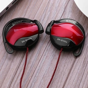 Sports Ear Hook Padded Stereo Over The Ear Headphones Headset With Braided LS - Picture 1 of 11
