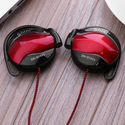 Sports Ear Hook Padded Stereo Over The Ear Headphones Headset With Braided LS - Image 1 of 4