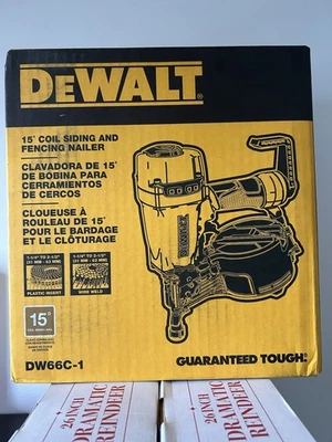 Clavadora de revestimiento y cercas DeWALT DW66C-1 15° nueva, sellada Foto 1 de 2