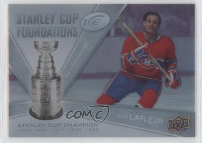 2008-09 Upper Deck Ice Stanley Cup Foundations Guy Lafleur #SCF-GL HOF - Image 1 of 2