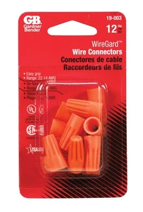 Gardner Bender 19-003 Orange High Performance WireGard Screw-On Wire Connector - Picture 1 of 1