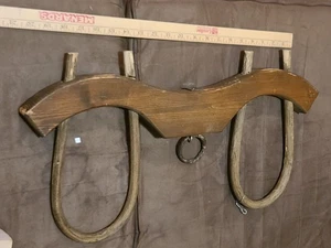 Kleines Holztier Doppeljoch 23" x 12" Bauernhof Werkzeug - Bild 1 von 3