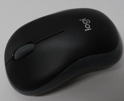 Logitech Wireless Mini Mouse M185 Gray W/ USB Dongle M/N: M-R0061 On/Off Button  - Image 1 of 3