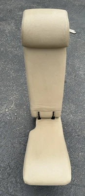 Assento de salto dobrável médio Toyota Highlander segunda 2ª fileira 2008-2013 couro TAN - Imagem 1 de 4