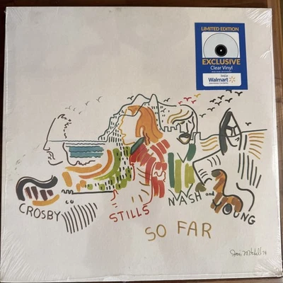 CROSBY STILLS NASH and YOUNG-So Far LP SEALED! Walmart Exclusive Clear Vinyl - Image 1 of 2