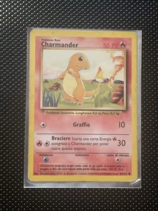 Pokémon TCG Charmander Base Set 46/102 Italian Card - Picture 1 of 2