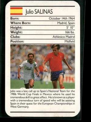 1988 ACE Sporting Greats # Julio Salinas Athletico Madrid - Imagem 1 de 2