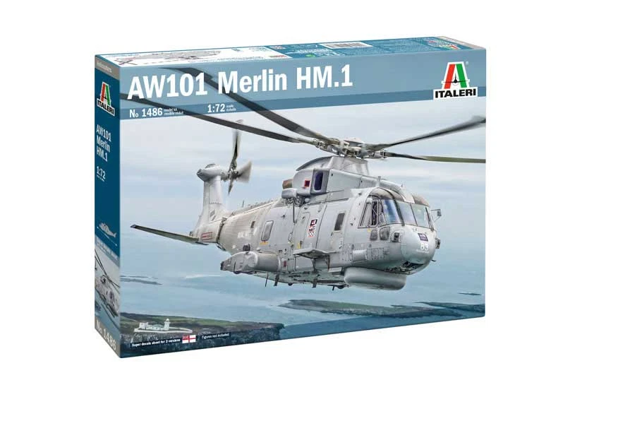 ITALERI 1486 AW101 MERLIN HM.1    1/72 - Immagine 1 di 1