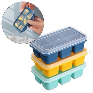 Auslaufsicherer Eiswürfelbereiter mit Deckel für Küche Zum Selbermachen Eishe - Bild 1 von 5