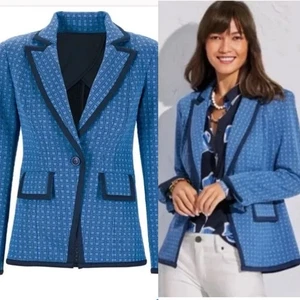 CAbi Scholarship Blazer Knit 6027 Size Medium - Picture 1 of 5