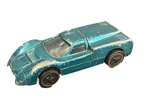 Coche Ford J-Car Redline vintage Hot Wheels en azul hielo (color) 1967 Mattel, Inc. - Imagen 1 de 7
