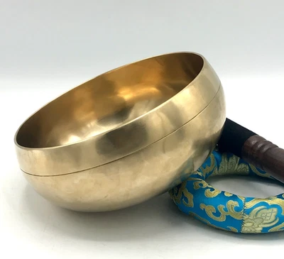 8 inches Diameter Hess Massage Therapy Bowl-Tibetan Smooth Relaxing Sound Bowl - Image 1 of 4