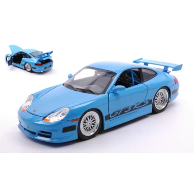 BRIAN'S PORSCHE 996 GT3 RS "FAST & FURIOUS" BLUE 1:24 Jada Toys Movie Modellino  - Immagine 1 di 3