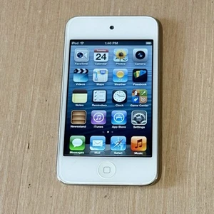 iPod Touch 4th Gen White 16 GB Model:A1367 16GB Works Great w/593-Songs Read Blw - Picture 1 of 13