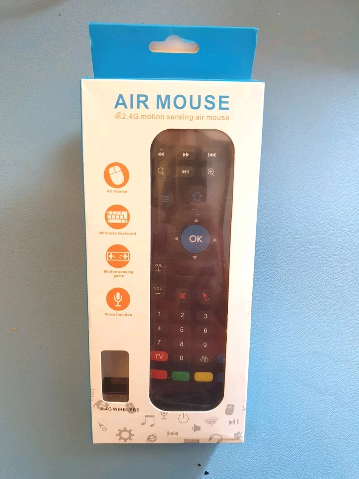 Wireless Remote Control Keyboard Air Mouse for Android XBMC TV Box - Image 1 of 1