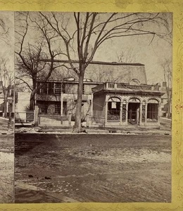 Vintage Moulton Stereoview American Views “Old Witch House Salem” Massachusetts - Picture 1 of 3