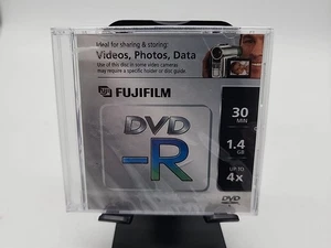 New Sealed FujiFilm DVD-R 1.4 GB 30 min 4x Speed Mini Camcorder Disc BLANK Data - Picture 1 of 3