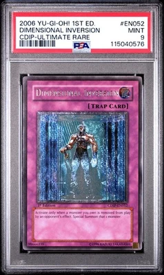 2006 Yu-Gi-Oh! Dimensional Inversion Cyberdark Impact CDIP 1st Edition UTR PSA 9 - Image 1 of 2