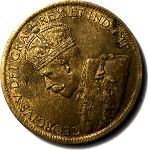 1919 1c Kanada großer One Cent Penny KM#21 Bronze - Bild 1 von 4