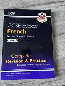 GCSE Edexcel French 9-1 Exams Complete Revision & Practice CGP Inc Practice CD - Picture 1 of 2