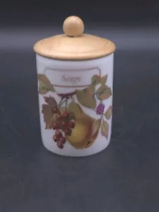 Royal Worcester Evesham Herb Jar-Sage-New with Box - Picture 1 of 6