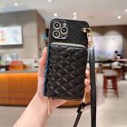 Leather Wallet Crossbody Phone Case Card Slots For Iphone 13 14 15 Pro Max 11 12