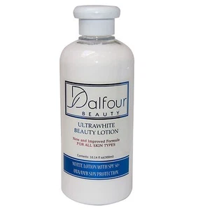 2 Bottles of Dalfour Beauty Body Whitening Lotion with Maximum SPF - Picture 1 of 1