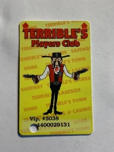 Terribles Casino Slot Card Las Vegas Nevada Vintage - Picture 1 of 2