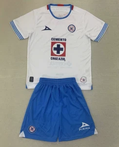 Youth kits CRUZ AZUL LOCAL LA TERCERA 2025 shirt and short - Picture 1 of 4
