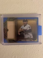 Carlos Correa 2022 Topps Triple Threads Jumbo /3 #SJR1-CC2 Relics Bat Minnesota
