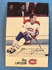 1988-89 ESSO All-Star NHL Hockey Card Guy Lafleur  Montreal Canadiens NHL