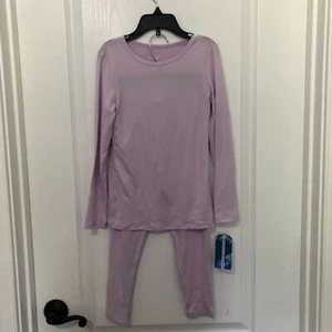 Max & Olivia Sets Small 6/6X Purple Long Sleeve Shirt Leggings 2 Piece Set NWT - Picture 1 of 5