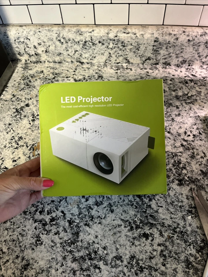 1080P HD Theater Projector Cinema LED LCD Home Mini Projector  USB HDMI AV US - Image 1 of 1