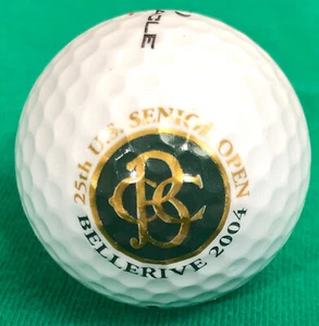 Golf Ball Collectible Embossed Sponsor Bellerive 2004 Senior Open Pinnacle - Picture 1 of 4