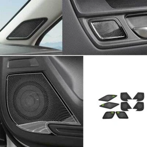8X For Honda CR-V CRV 2023-2025 Black Interior Door Speaker Cover Horn Trims - Picture 1 of 12