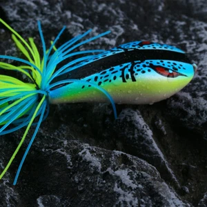 2 piezas 5,5 cm/9 g 6 colores señuelo artificial cebo de rana equipo de pesca flotante - Imagen 1 de 10