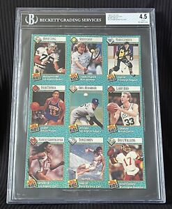 Steffi Graf ROOKIE SI For Kids 1st Issue RARE Graded Full Uncut Bird BGS 4.5