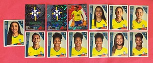 2023 PANINI FIFA AU-NZ Women's WORLD CUP 13 Stickers - Brazil 🇧🇷 ⚽️ NM+