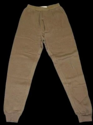 GENUINO EJÉRCITO MILITAR DE EE. UU. CLIMA FRÍO POLIPROPILENO DEBAJO DE PANTALONES X-GRANDE Foto 1 de 4
