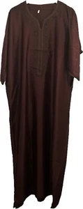 Big tal Kaftan Moroccan, oversized Kaftan men , Moroccan men's kaftan - Foto 1 di 4