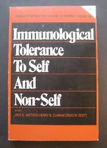 Immunological Tolerance To Self And Non Self NY Academy Of Sciences Vol 392 - Picture 1 of 9