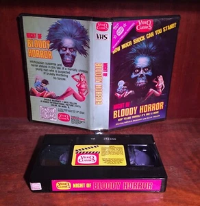 NIGHT OF BLOODY HORROR vhs VIDEO CLASSICS cult 1969 horror B-movie slasher RARE - Picture 1 of 2