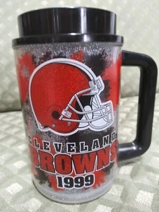 Cleveland Browns Vintage Whirley Warren NFL Mug From 1999. 22oz Capacity - Picture 1 of 6