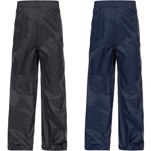 Trespass Kids Qikpac Qikpac Waterproof Packaway Outdoor Over Trousers Bottoms - Picture 1 of 9