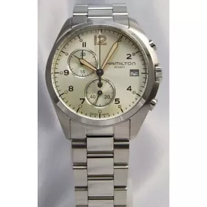 Orologio Uomo HAMILTON H76512155 Khaki Aviation PIONEER CHRONO QUARZO 41mm - Foto 1 di 4