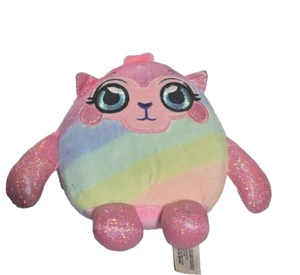 Mush Meez Olivia The Rainbow Cat Kitten Soft Plush Cuddly Stuffed Animal Toy - Picture 1 of 2