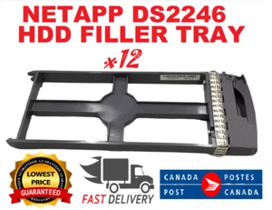 NETAPP 108-00224 DS2246 2.5IN BLANK HDD FILLER TRAY LOT OF 12 - FOR SERVERS - Picture 1 of 6