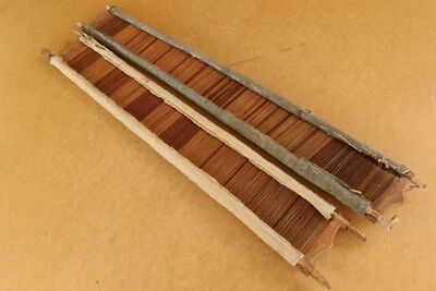 Vintage Decoration Weaving Loom Primitive Antique Wooden Reeds Farmhouse 19th - Image 1 of 4