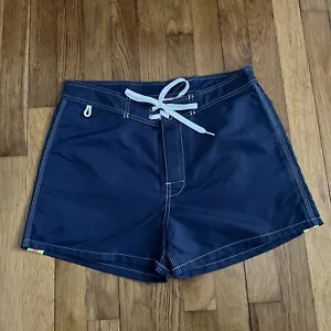 Sundek Swim Trunks Men's Navy Rainbow Size 30 - Picture 1 of 6