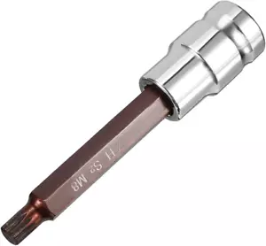 1/2" Drive X M8 (8Mm) Triple Square Spline Bit Socket, S2 Steel Bits CR-V Socket - Picture 1 of 4